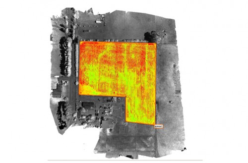 UAV image in near infrared spectrum
