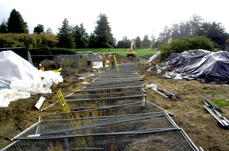 College Creek project, trenching to evaluate fault rupture hazard 
