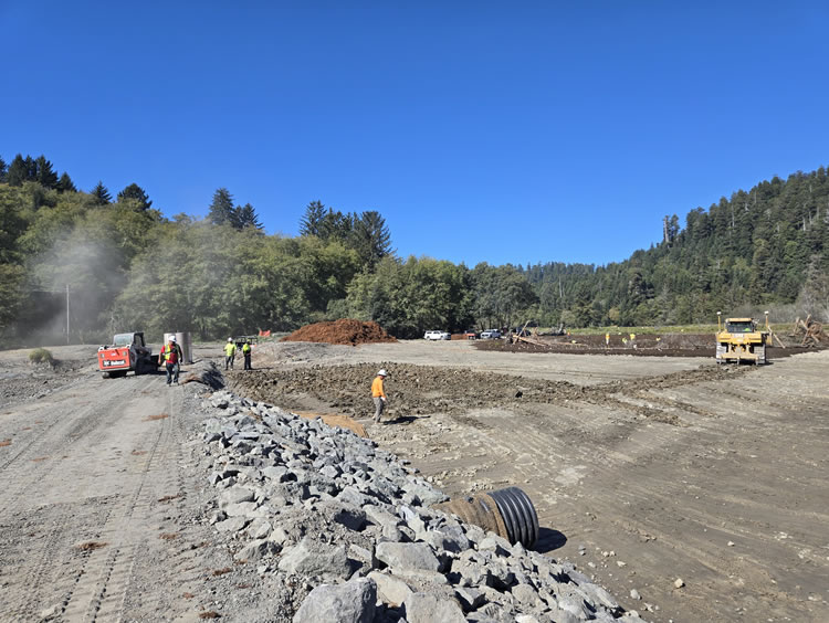 SHN assisted in two connected projects, the Prairie Creek Restoration Project and the ‘O Rew Trails Gateway Project; we provided grading, trailhead, ADA-compliance, drainage and construction management services.