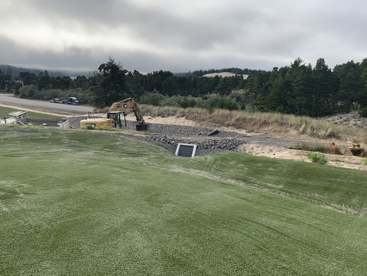 ClosureTurf and inlet structure on Cell 1.