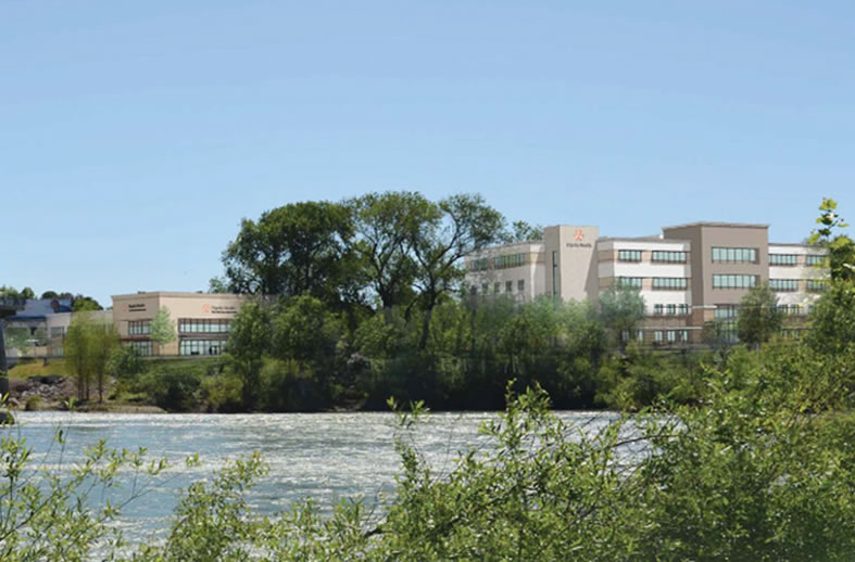 SHN wrote the Dignity Health North State Pavilion Project Draft EIR; a portion of a parking lot is planned to encroach into FEMA’s 100-year floodplain.