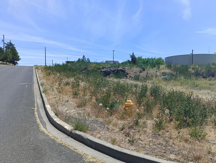 The topography of the area is evident in this photo.