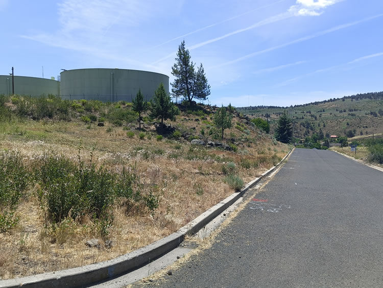 The topography of the area is evident in this photo.